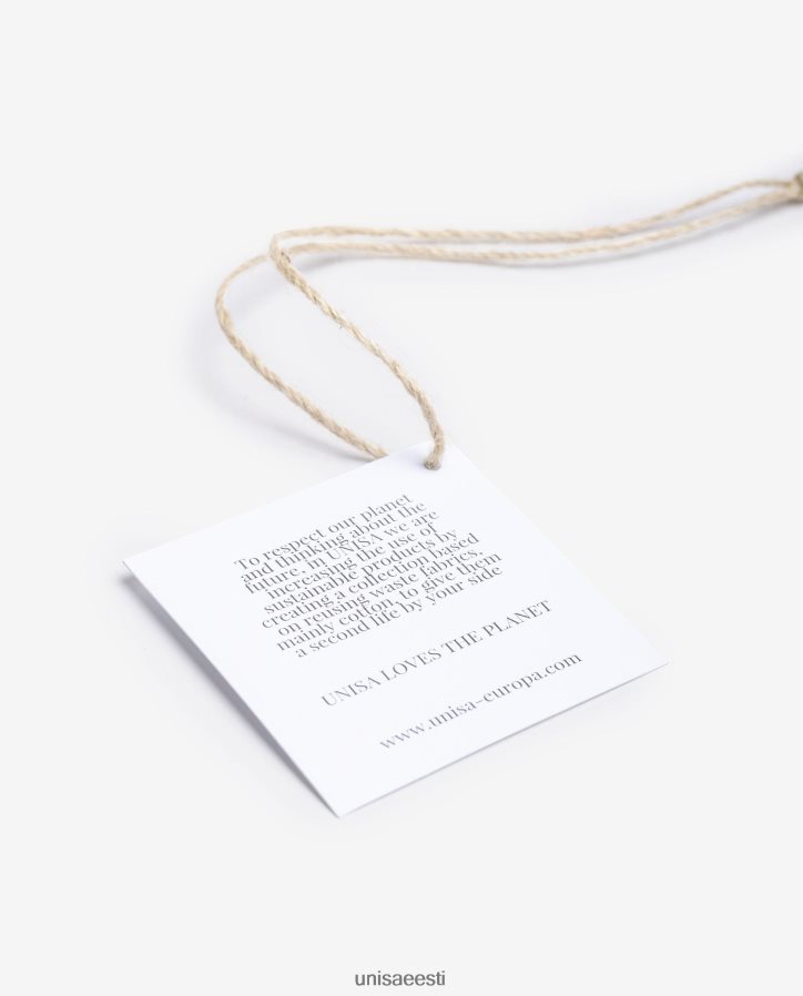 Unisa 88PPB41092 taaskasutatud kangast käekott naised pruun