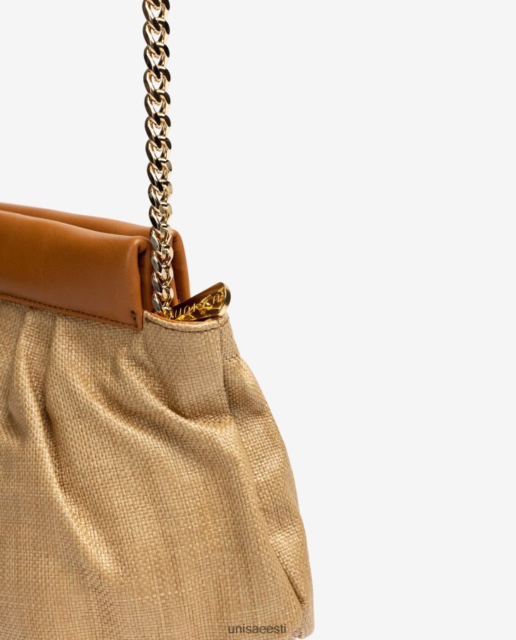 Unisa 88PPB41160 keskmise suurusega raffia käekott naised graatsiline