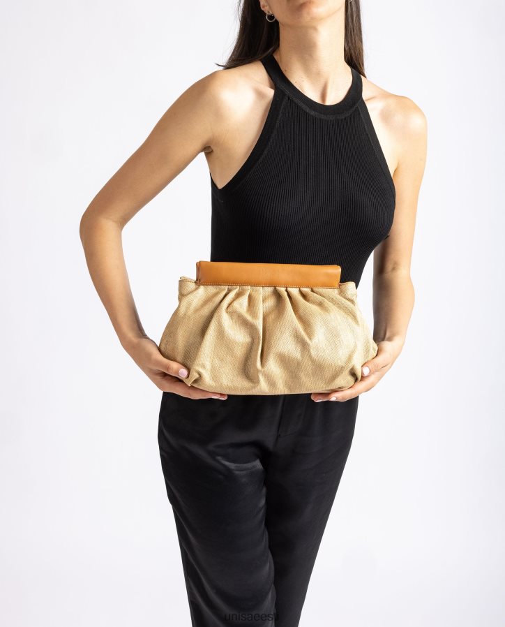 Unisa 88PPB41160 keskmise suurusega raffia käekott naised graatsiline