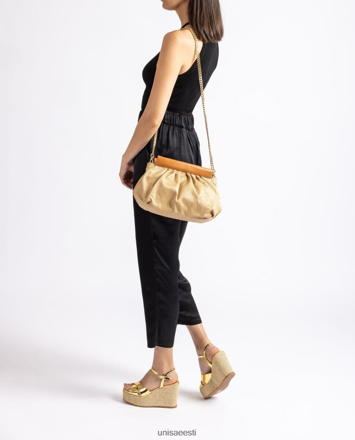 Unisa 88PPB41160 keskmise suurusega raffia käekott naised graatsiline