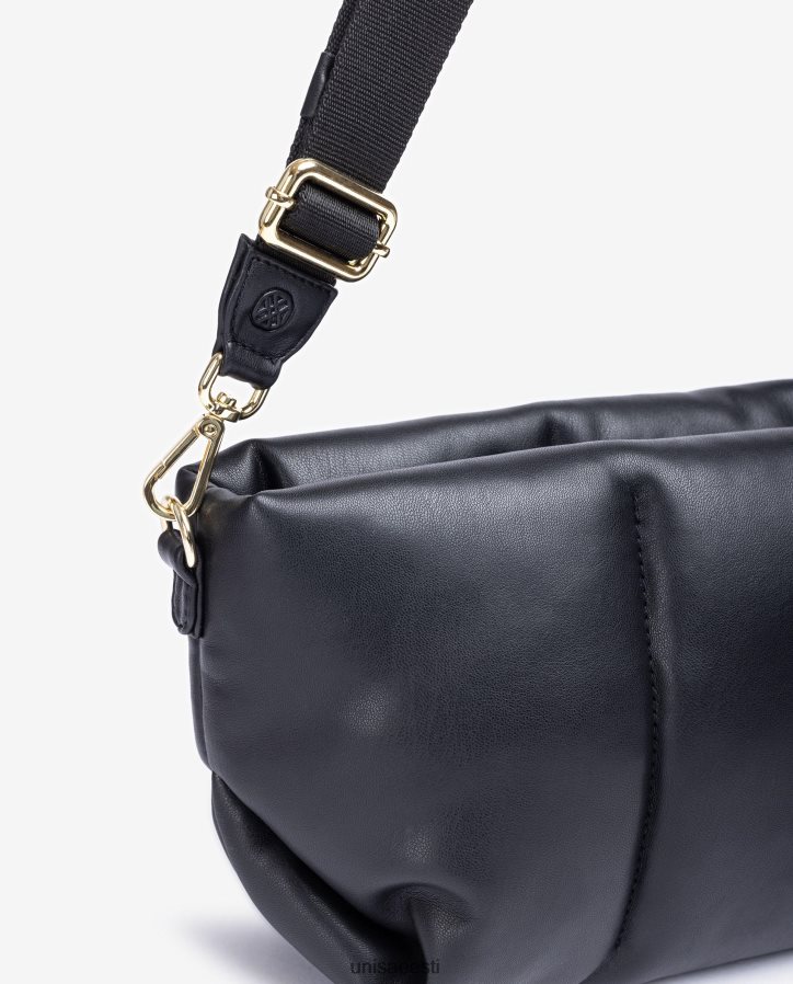 Unisa 88PPB41164 keskmise suurusega tepitud käekott naised must