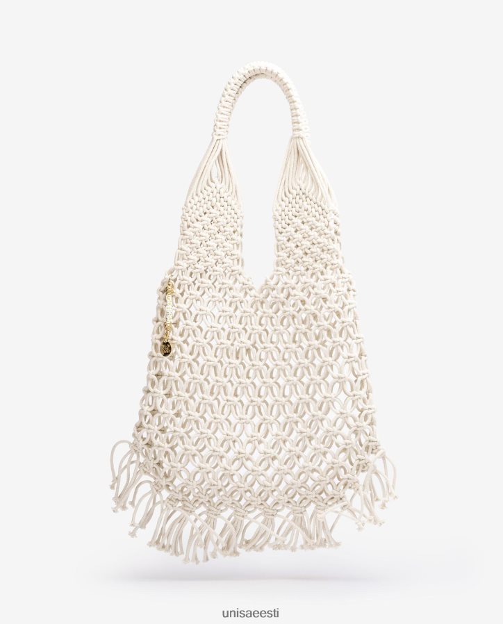 Unisa 88PPB41169 käsitsi punutud puuvillane kott naised mood