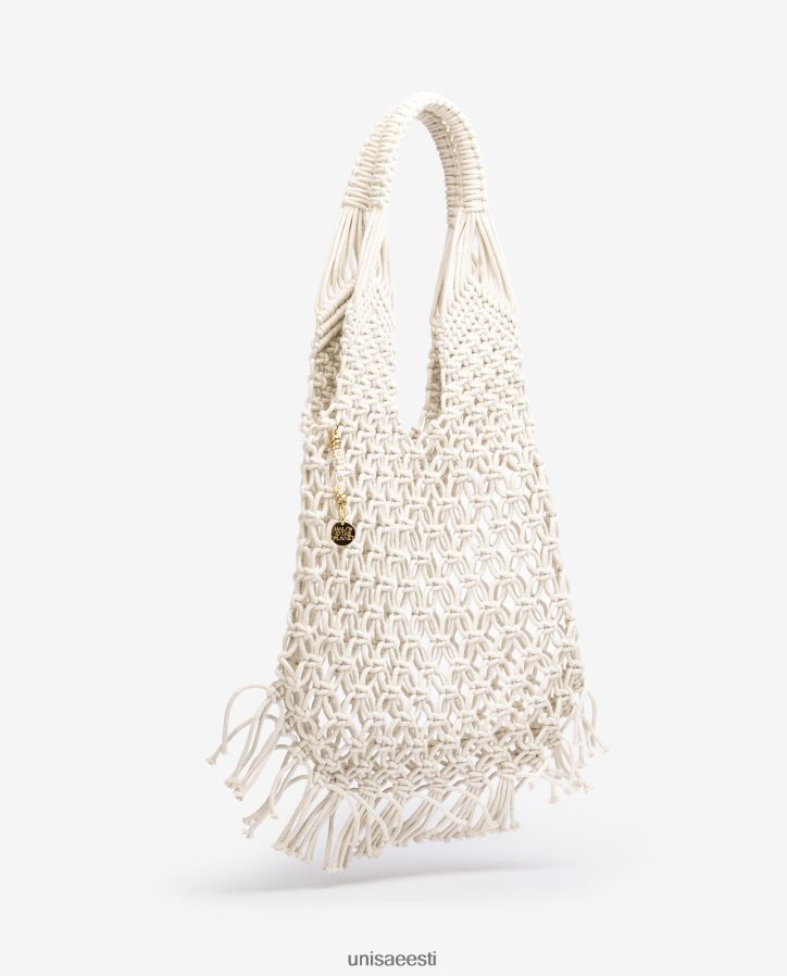Unisa 88PPB41169 käsitsi punutud puuvillane kott naised mood