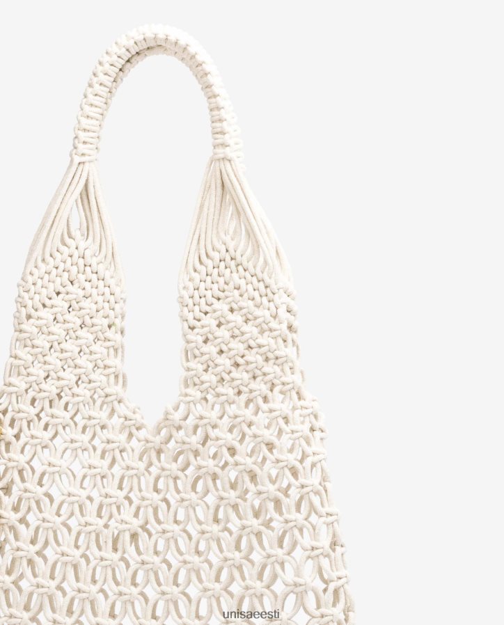 Unisa 88PPB41169 käsitsi punutud puuvillane kott naised mood