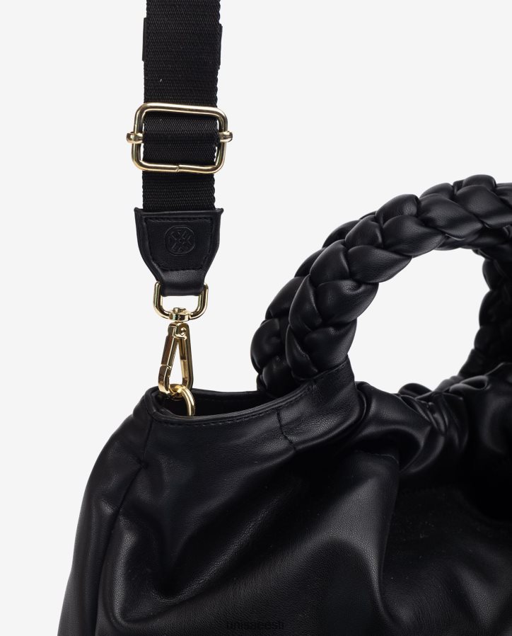 Unisa 88PPB41173 ümmarguse käepidemega käekott naised must