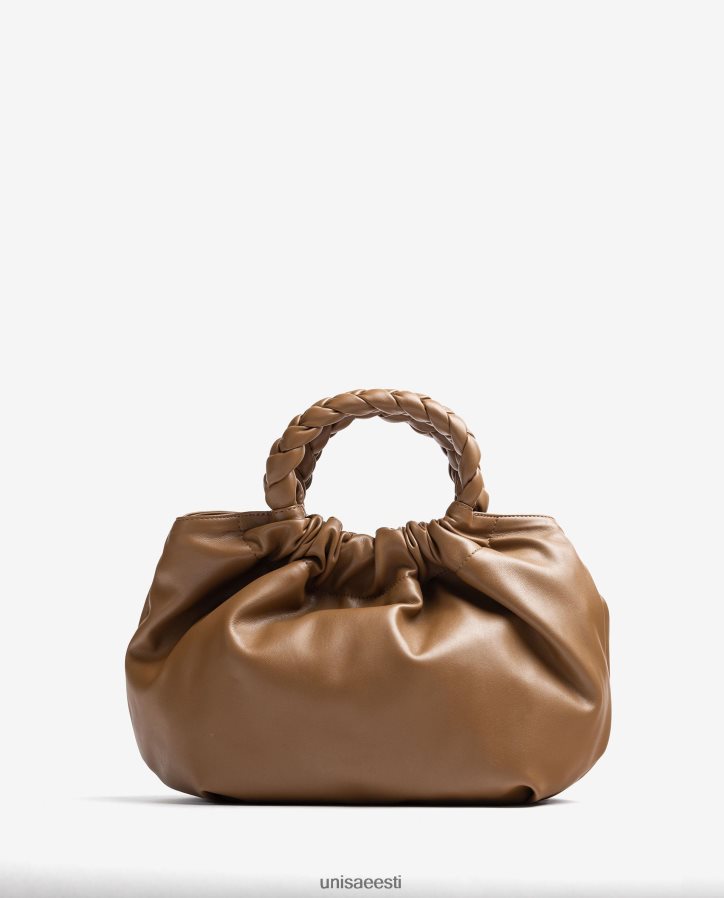 Unisa 88PPB41174 ümmarguse käepidemega käekott naised pruun