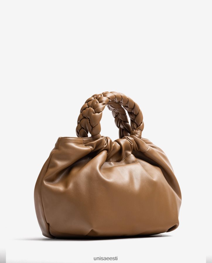 Unisa 88PPB41174 ümmarguse käepidemega käekott naised pruun