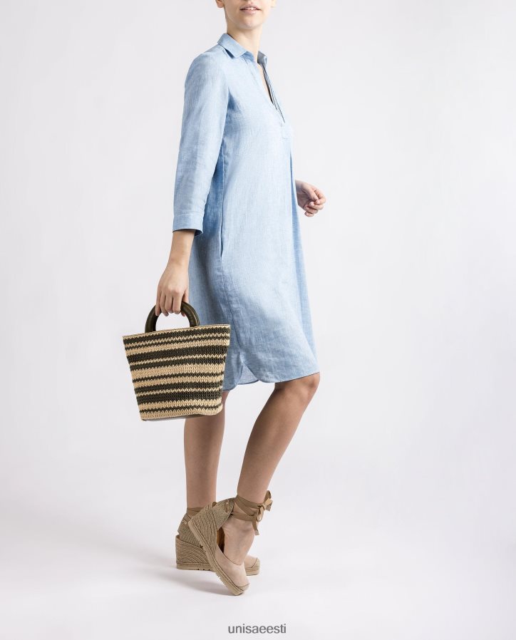 Unisa 88PPB41177 keskmise suurusega raffia käekott naised roheline