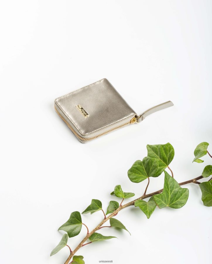 Unisa 88PPB41234 nahast lukuga rahakott naised kullast