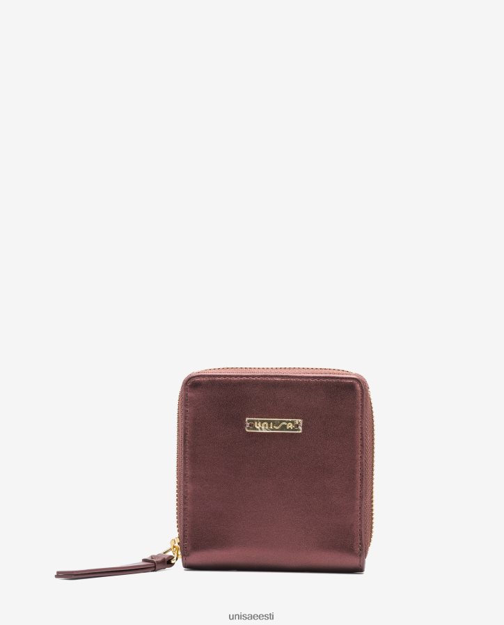 Unisa 88PPB41235 nahast lukuga rahakott naised punane
