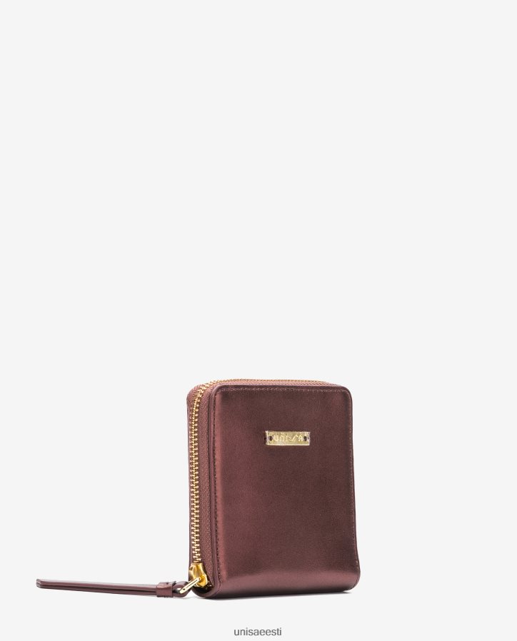 Unisa 88PPB41235 nahast lukuga rahakott naised punane
