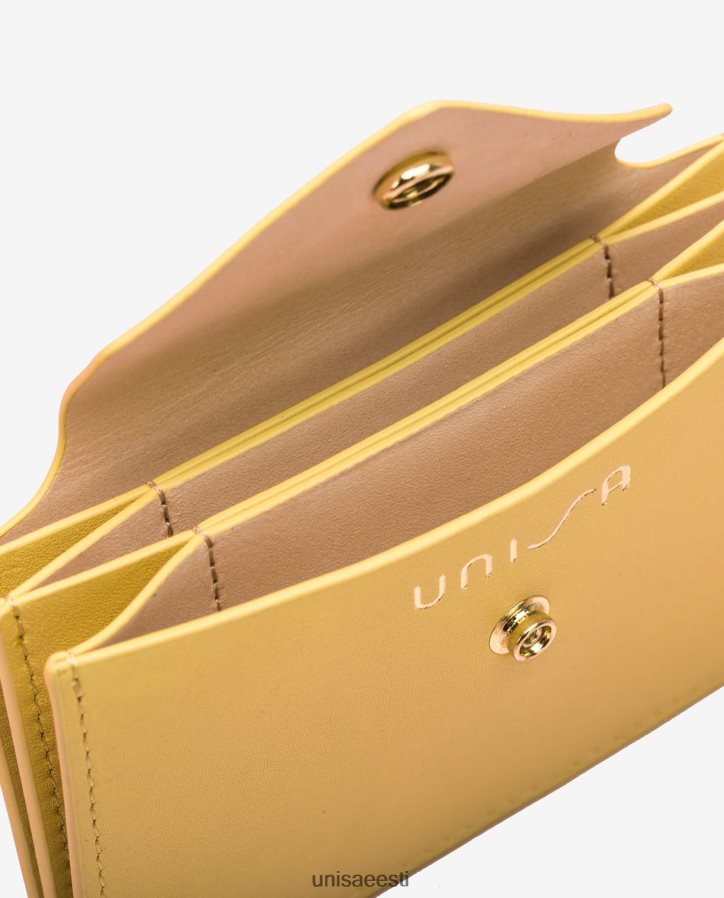 Unisa 88PPB41238 nahast kaardihoidja värv naised kollane