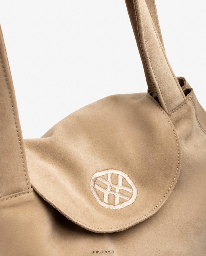 Unisa 88PPB41106 suur seemisnahast käekott naised beež