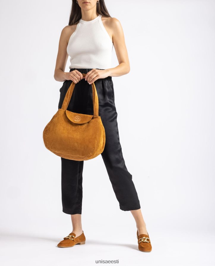 Unisa 88PPB41107 suur seemisnahast käekott naised pruun