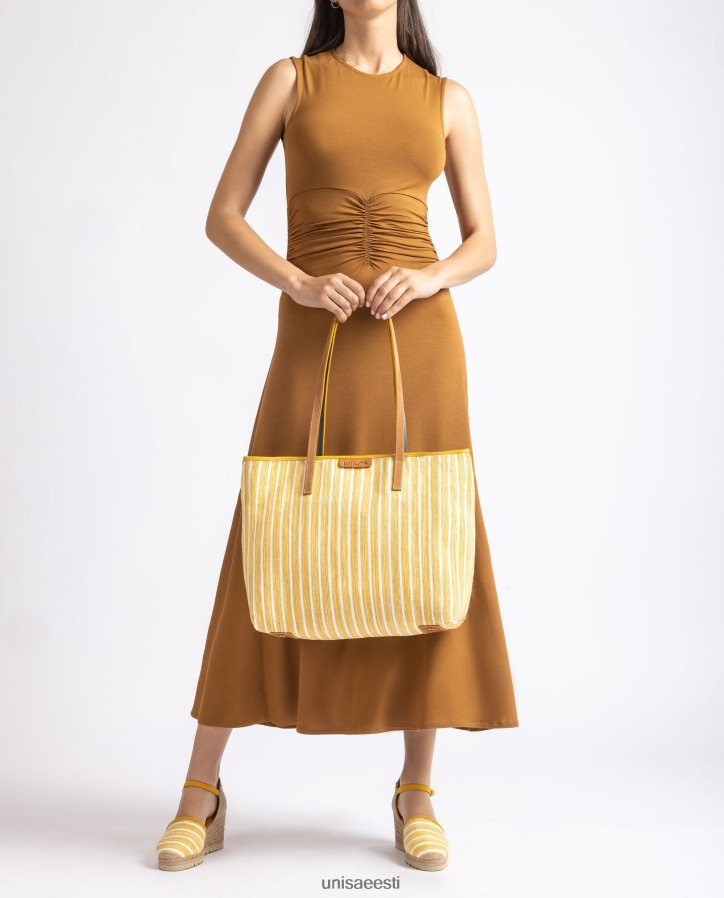 Unisa 88PPB41116 jarapaga tehtud ostukott naised kollane