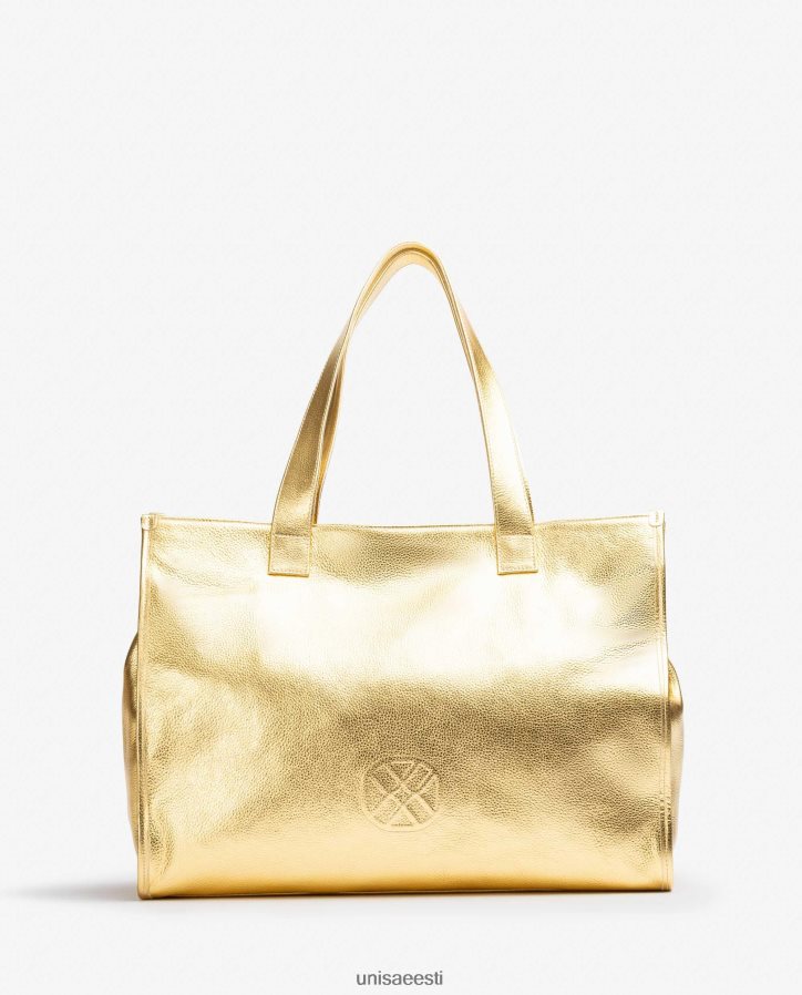 Unisa 88PPB41122 metallilise efektiga nahast kandekott naised mood