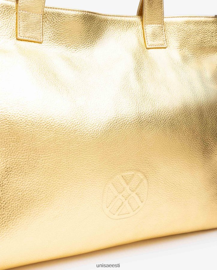 Unisa 88PPB41122 metallilise efektiga nahast kandekott naised mood