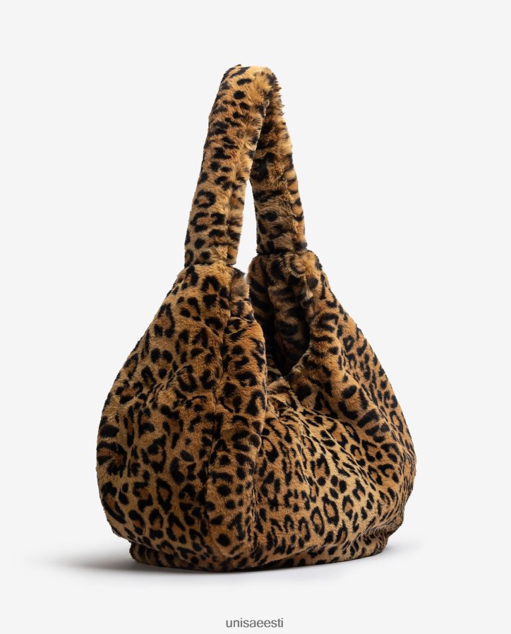 Unisa 88PPB41125 taaskasutatud kangast käekott naised must