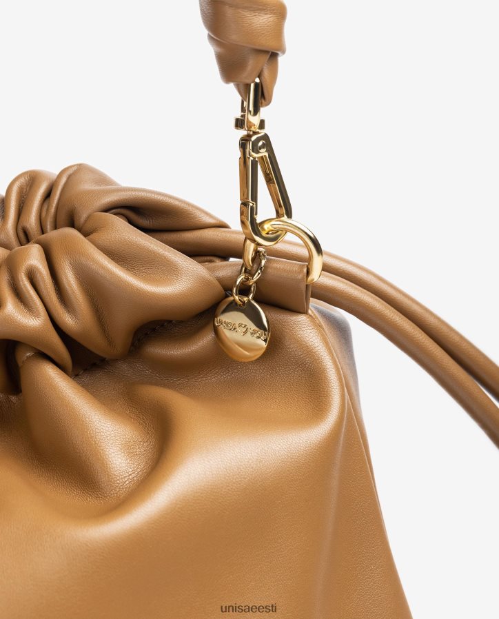 Unisa 88PPB41130 suur volangidega käekott naised pruun