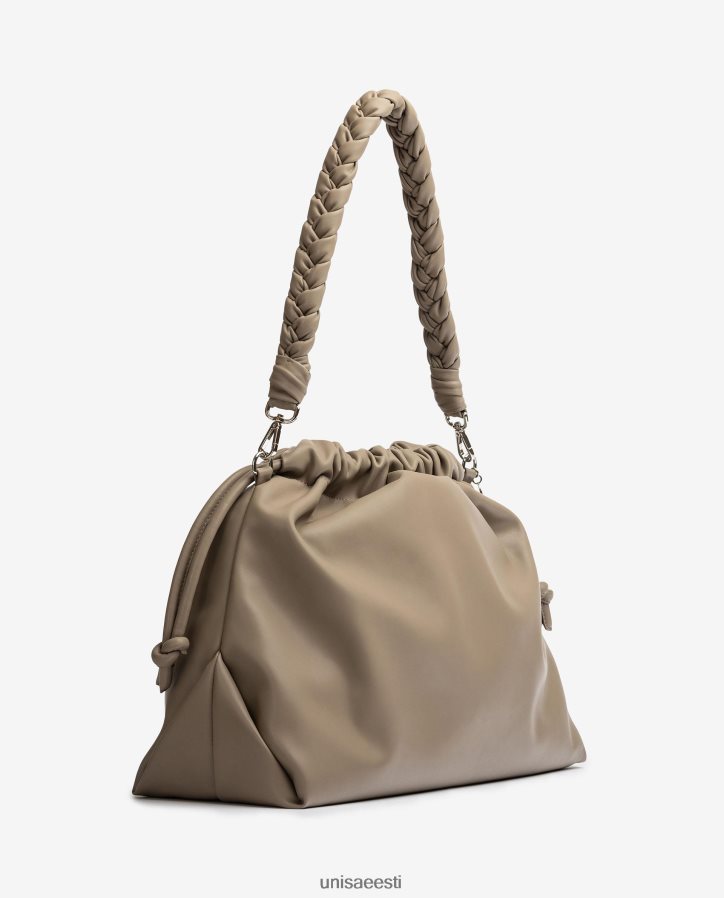 Unisa 88PPB41131 suur volangidega käekott naised pruun