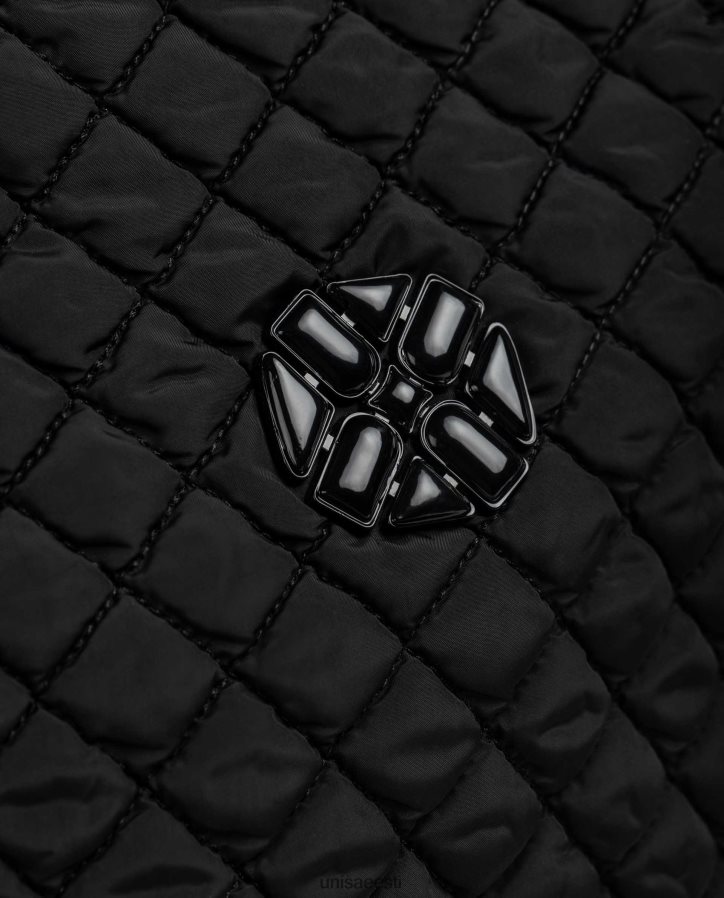 Unisa 88PPB41134 suur tepitud kangast kott naised must