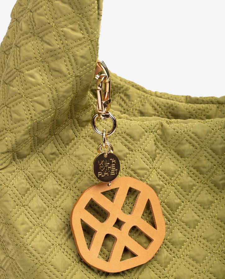 Unisa 88PPB41141 tepitud fluorestseeruv käekott naised roheline