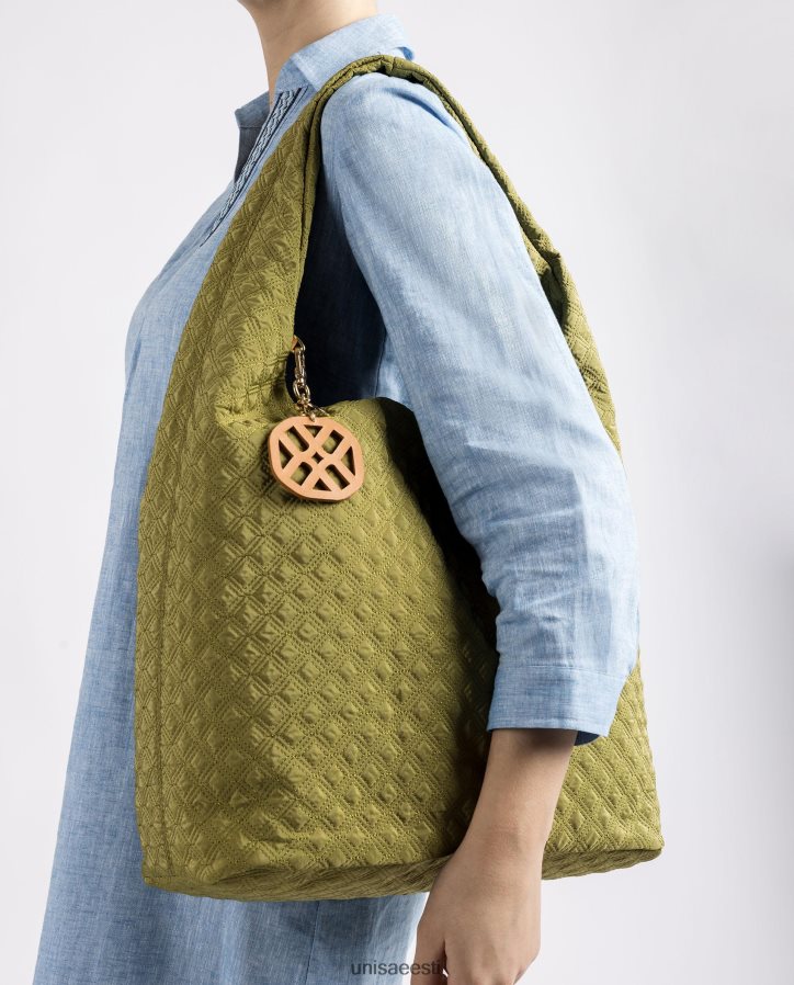 Unisa 88PPB41141 tepitud fluorestseeruv käekott naised roheline