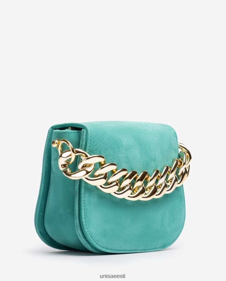 Unisa 88PPB41183 kuldse ketiga käekott naised roheline