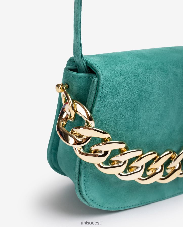 Unisa 88PPB41183 kuldse ketiga käekott naised roheline