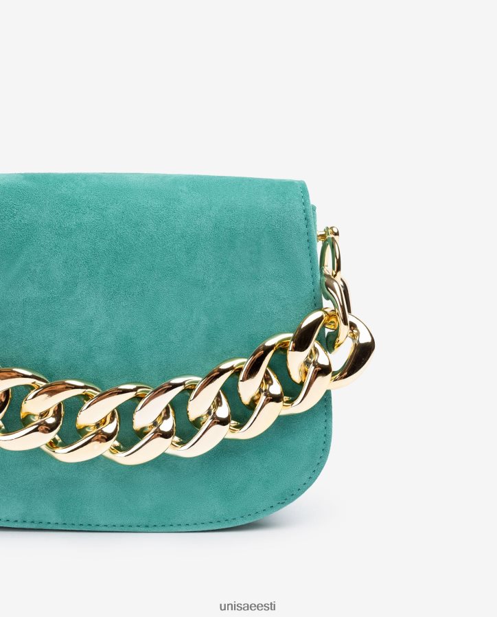 Unisa 88PPB41183 kuldse ketiga käekott naised roheline