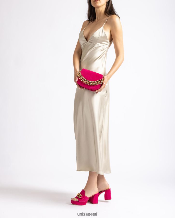 Unisa 88PPB41185 kuldse ketiga käekott naised roosa