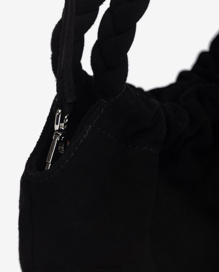 Unisa 88PPB41188 punutud sangadega käekott naised must