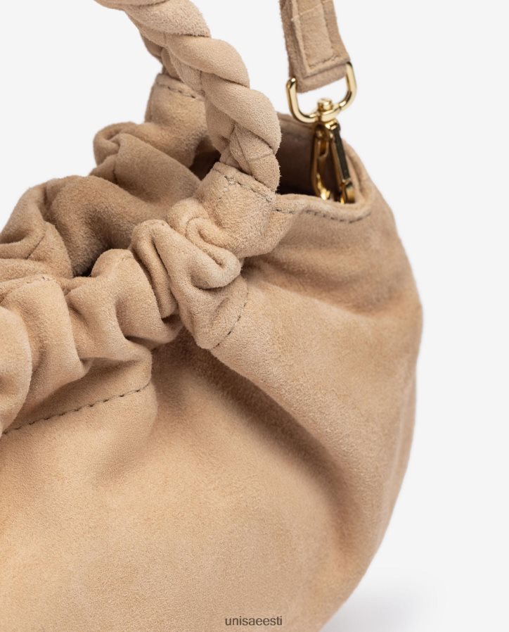 Unisa 88PPB41190 punutud sangadega käekott naised beež