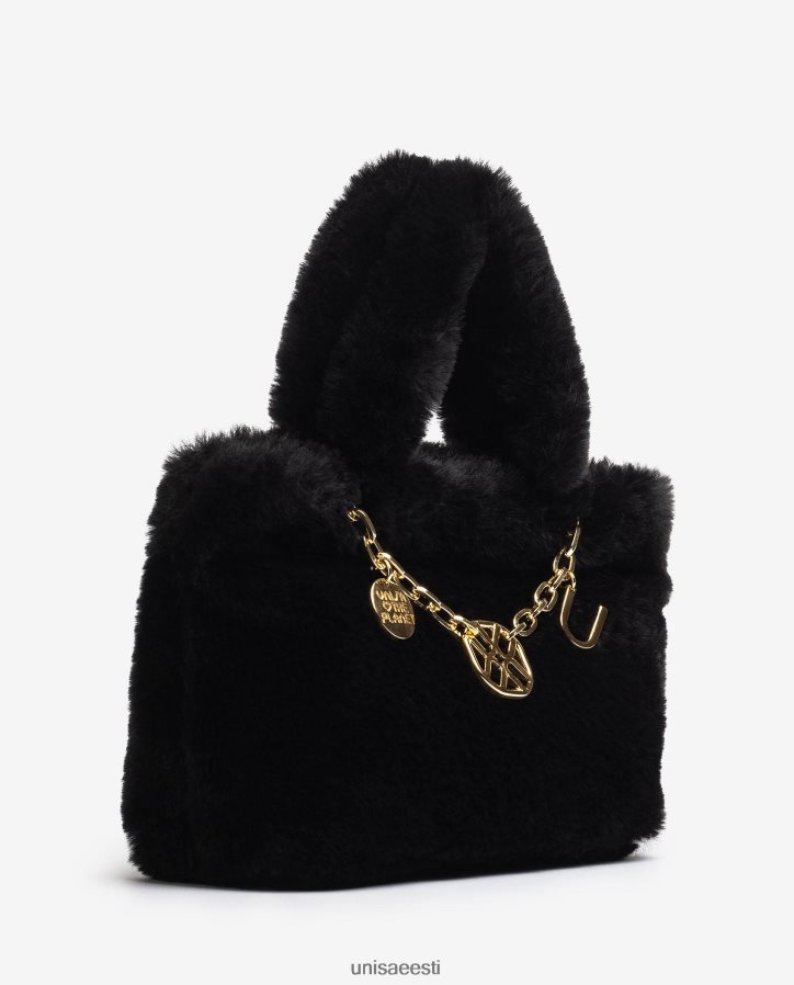 Unisa 88PPB41196 kaunistusega minikott naised must