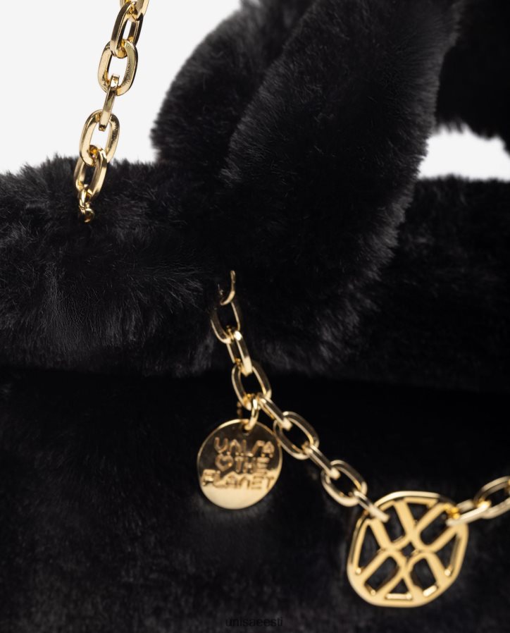 Unisa 88PPB41196 kaunistusega minikott naised must