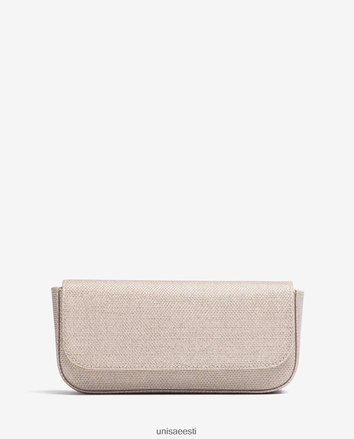 Unisa 88PPB41202 läikivast kangast pidulik käekott naised kullast