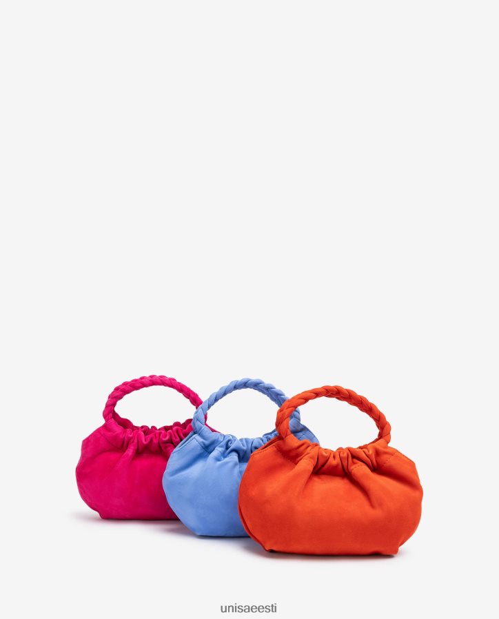 Unisa 88PPB41203 punutud sangadega käekott naised punane