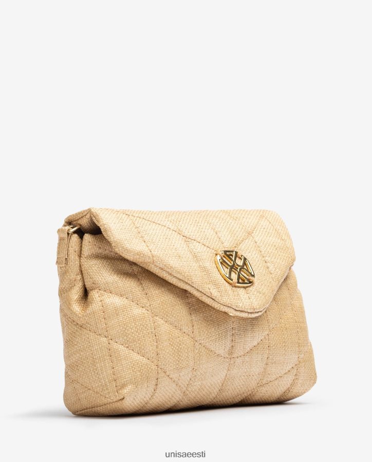 Unisa 88PPB41204 väike tepitud efektiga käekott naised pruun