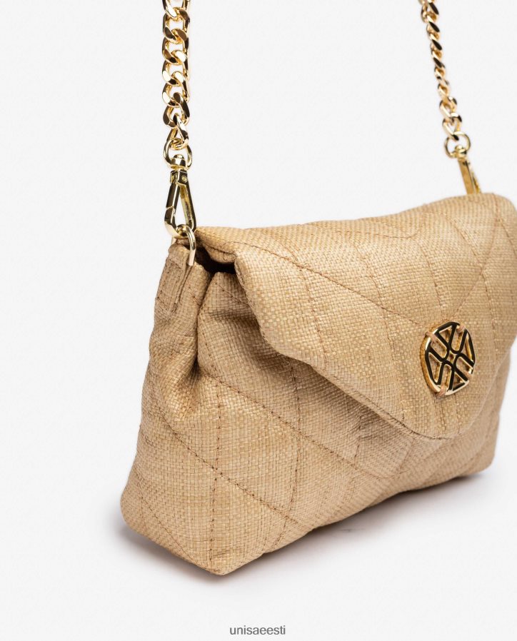 Unisa 88PPB41204 väike tepitud efektiga käekott naised pruun