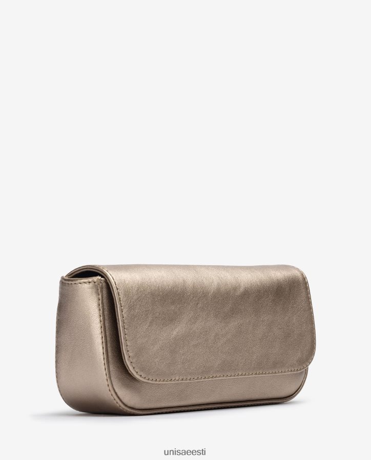 Unisa 88PPB41207 metallilise efektiga nahast peokott naised pronksist