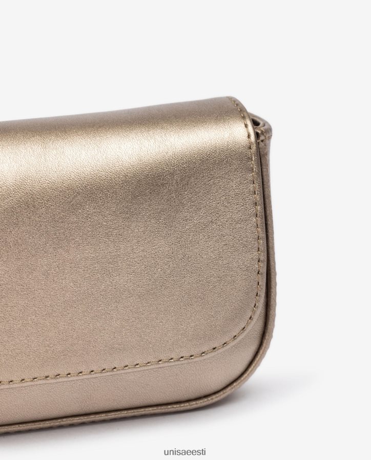 Unisa 88PPB41207 metallilise efektiga nahast peokott naised pronksist