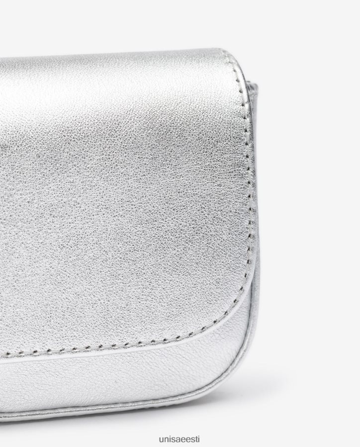 Unisa 88PPB41212 metallilise efektiga nahast peokott naised hõbedane