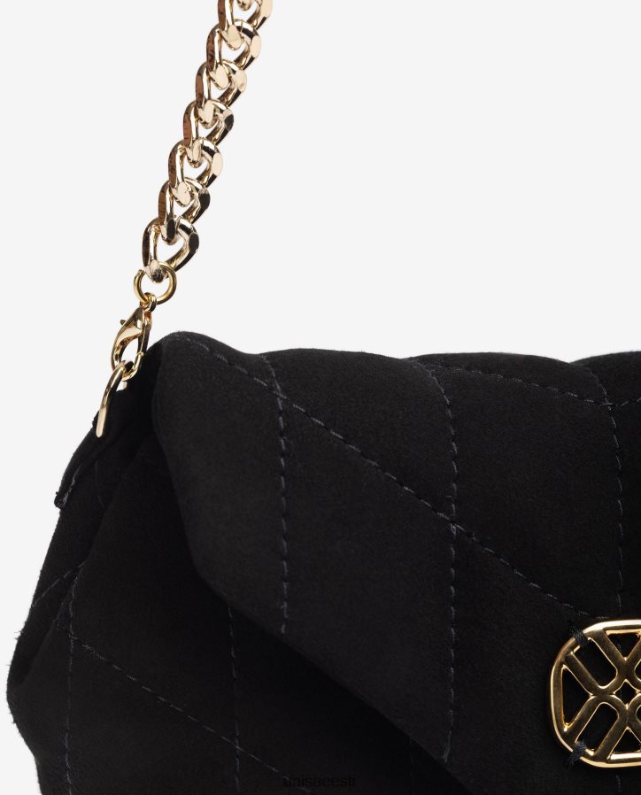 Unisa 88PPB41214 polsterdatud käekott naised must