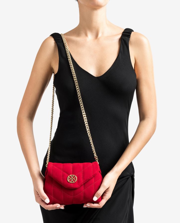 Unisa 88PPB41215 polsterdatud käekott naised punane