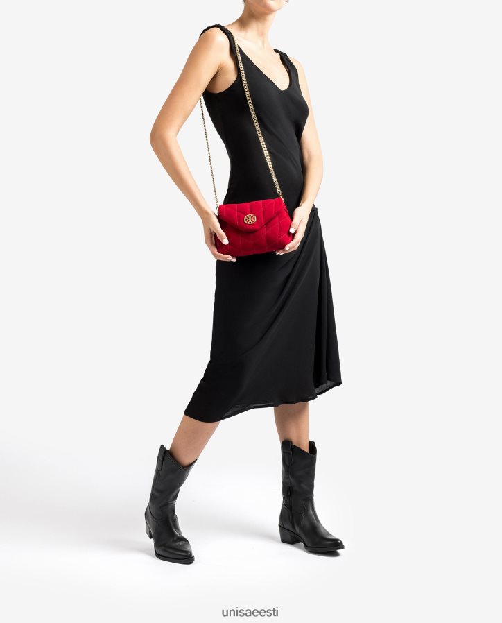 Unisa 88PPB41215 polsterdatud käekott naised punane