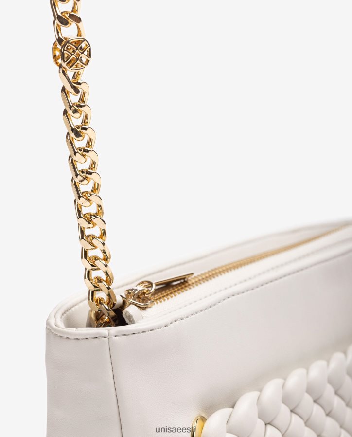 Unisa 88PPB41226 punutud käekott naised valge