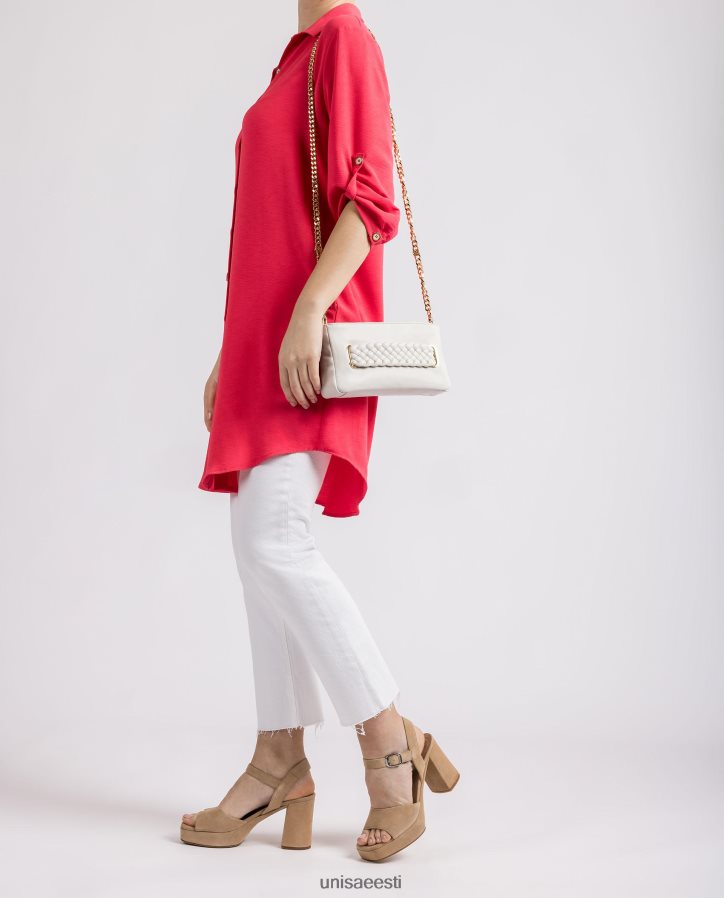 Unisa 88PPB41226 punutud käekott naised valge