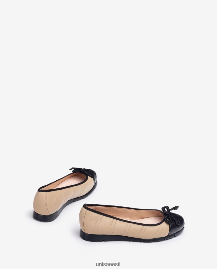 Unisa 88PPB41264 tepitud baleriini kingad naised beež