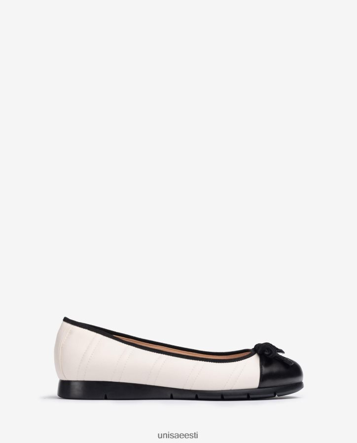 Unisa 88PPB41265 tepitud baleriini kingad naised valge