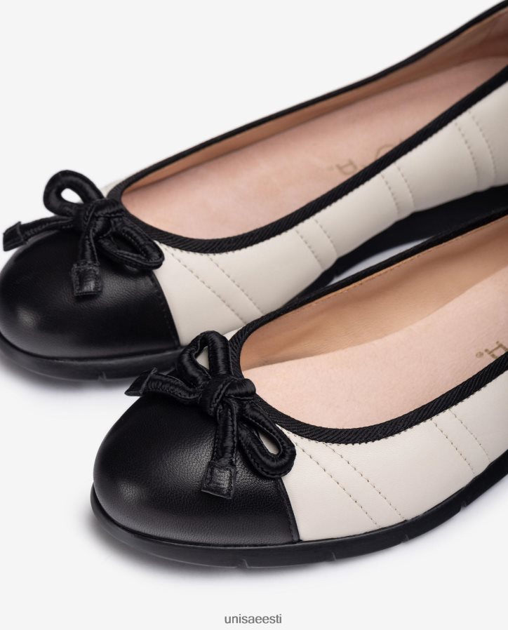 Unisa 88PPB41265 tepitud baleriini kingad naised valge